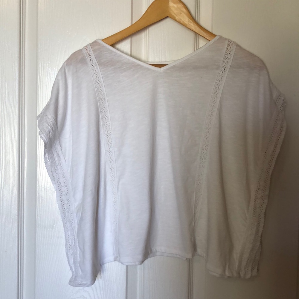 UNIQLO GU white cotton top